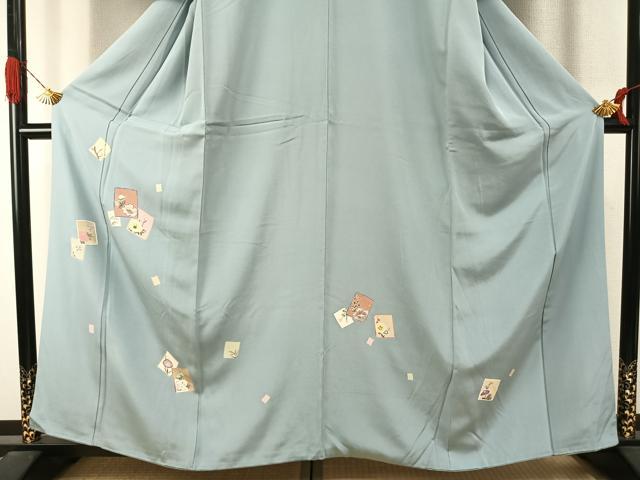 平和屋着物●訪問着 作家物 色紙重ね花文 金彩 正絹 逸品 AABJ4170fy