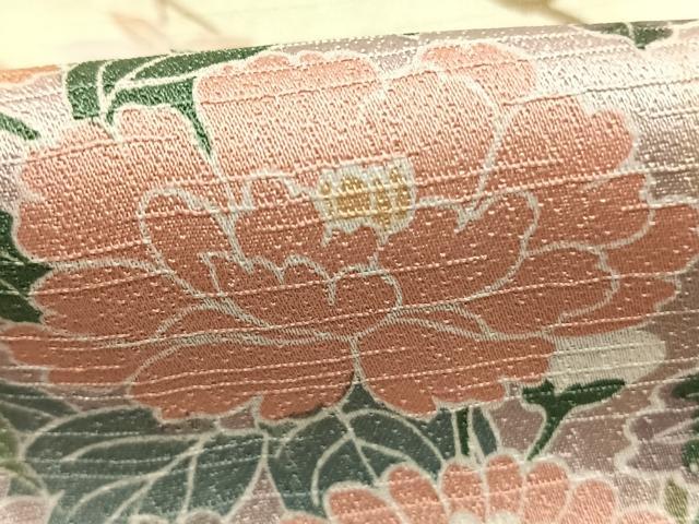 平和屋着物●訪問着 花鳥文 暈し染め 正絹 逸品 AABJ4184fy