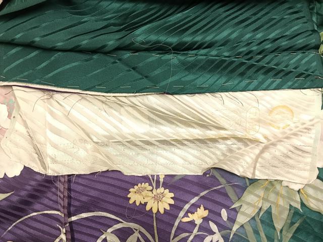 平和屋着物●豪華振袖 草花文 暈し染め 丹後ちりめん 仮絵羽 逸品 未使用 AABJ4204fy