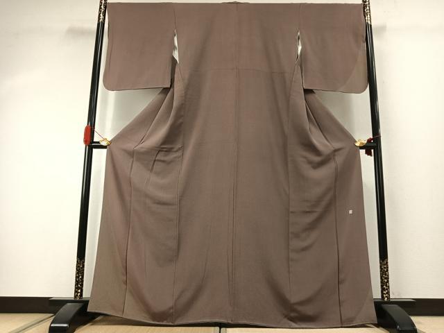 平和屋着物●訪問着 作家物 縞 正絹 逸品 未使用 AABJ4220fy