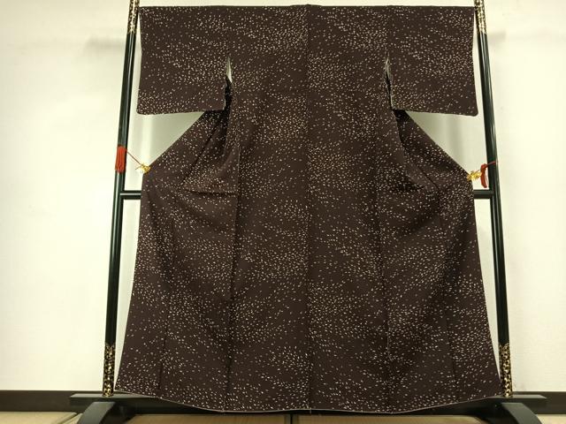 平和屋着物●上質な小紋 散らし文様 正絹 逸品 未使用 AABJ4240fy
