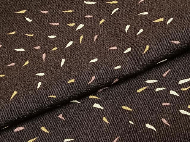 平和屋着物●上質な小紋 散らし文様 正絹 逸品 未使用 AABJ4240fy