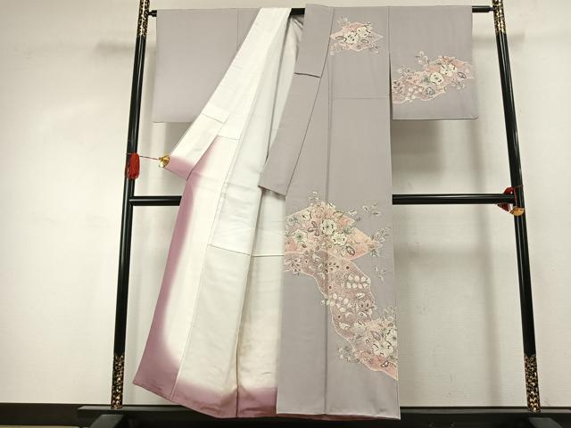 平和屋着物●訪問着 絞り 辻が花 正絹 逸品 AABJ4284fy