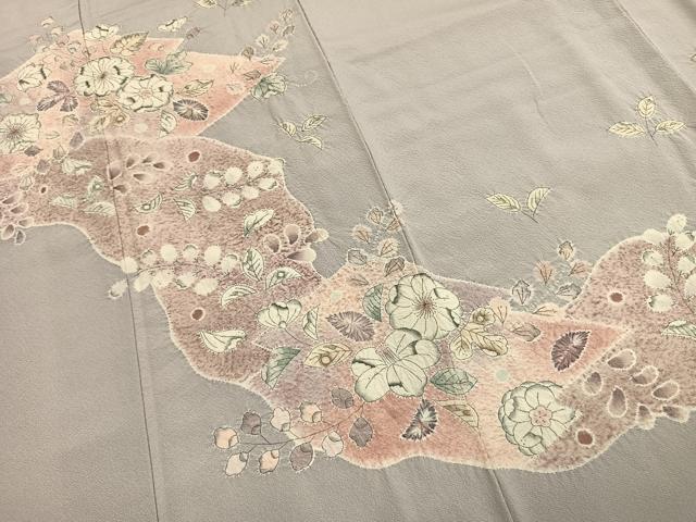 平和屋着物●訪問着 絞り 辻が花 正絹 逸品 AABJ4284fy