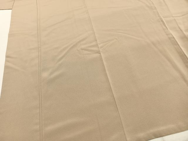 平和屋着物●日本画家 水嶋征夫 色無地 浅黄色 正絹 逸品 AABJ4308fy