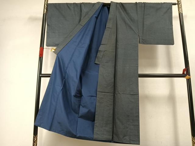 平和屋着物●男性 本場大島紬 100亀甲 総詰め 正絹 逸品 AABJ4317fy
