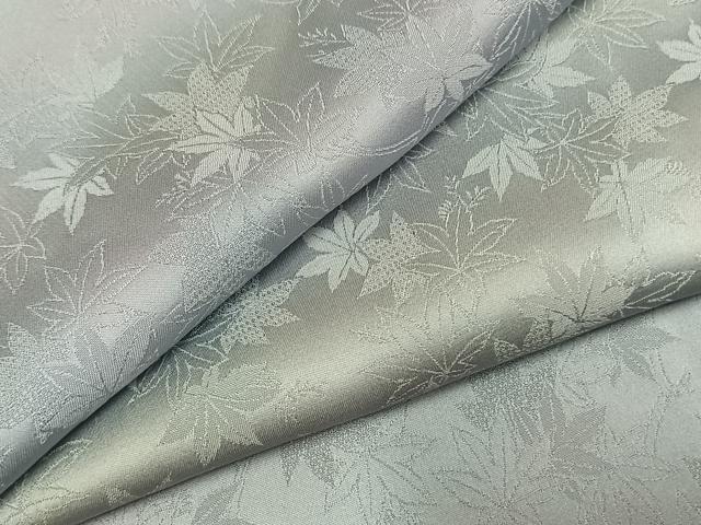 平和屋着物●上質な小紋 舞葉文 暈し染め 正絹 逸品 AABJ4353fy