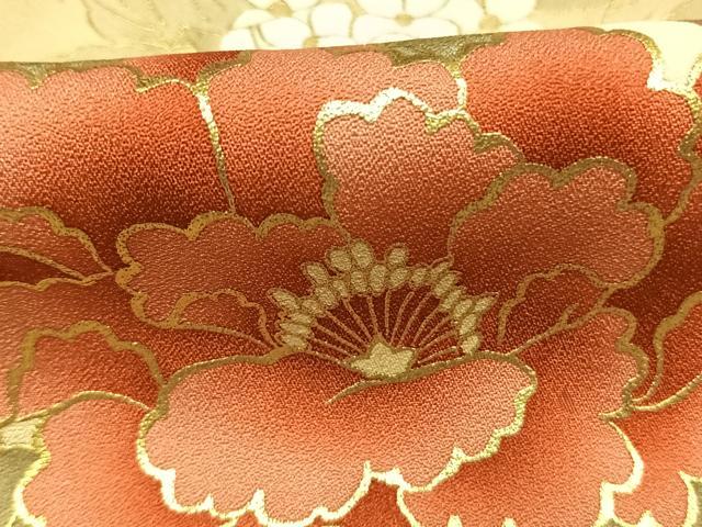 平和屋着物●訪問着 草花文 暈し染め 金彩 正絹 逸品 AABJ4397fy