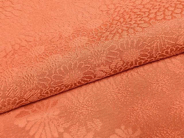 平和屋着物●色留訪問着 草花地紋 浅緋色 正絹 逸品 未使用 AABJ4402fy