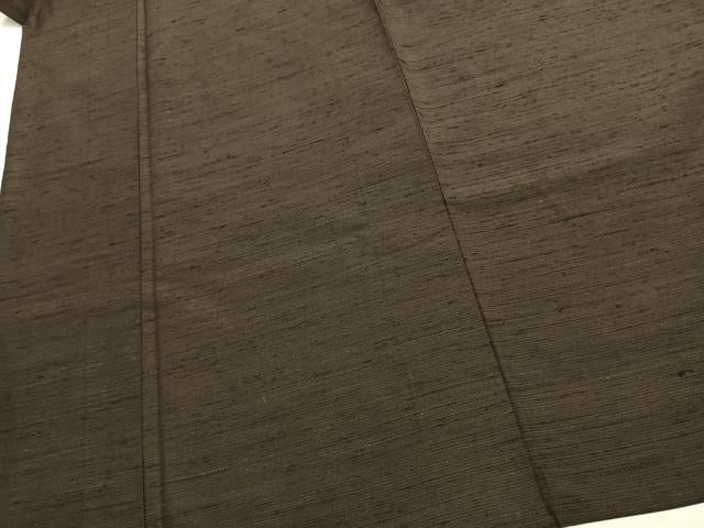 平和屋着物●男性 紬 網代織 正絹 逸品 AABJ4416fy
