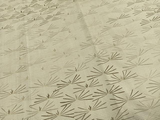 平和屋着物●本場大島紬 訪問着 100亀甲 総詰め 松文 銀座おゝぎ屋扱い 正絹 逸品 AABJ4418fy