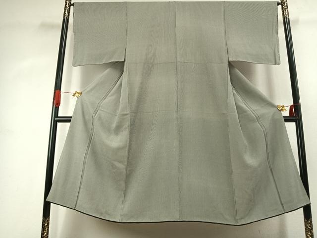 平和屋着物●男性 江戸小紋 万筋 黒色×白色 正絹 逸品 AABJ4435fy