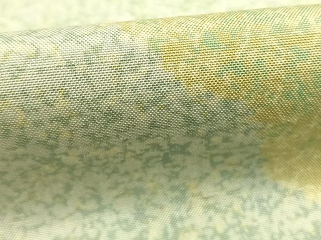 平和屋着物●石川県指定無形文化財 牛首紬 白山工房 手織り 訪問着 風景文 正絹 逸品 AABJ4456fy