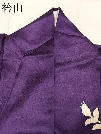 平和屋着物●訪問着 作家物 枝花文 暈し染め 金彩 ロング丈 正絹 逸品 AABJ4461fy