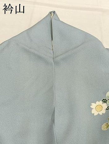 平和屋着物●訪問着 友禅 枝花文 暈し染め 正絹 逸品 AABJ4504fy