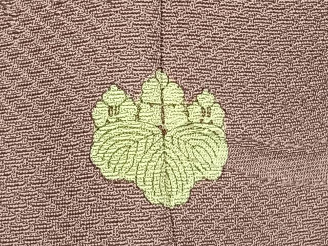平和屋着物●上質な色無地 流水地紋 紅藤色 正絹 逸品 AABJ4522fy
