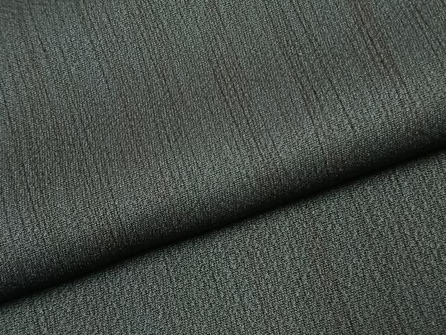平和屋着物●上質な小紋 よろけ縞 正絹 逸品 AABJ4533fy