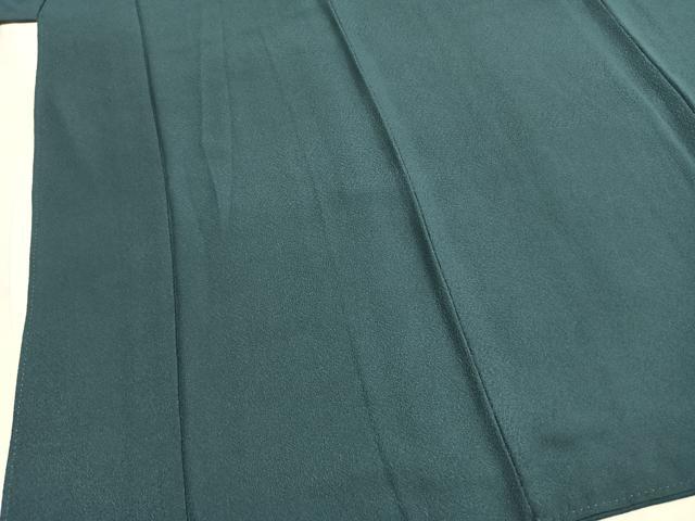 平和屋着物●上質な色無地 高麗納戸色 正絹 逸品 AABJ4547fy