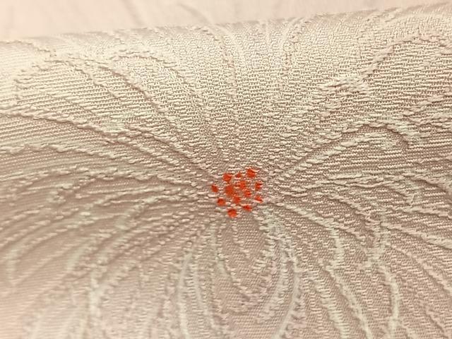 平和屋着物●上質な小紋 地紋起こし 舞花文 暈し染め 正絹 逸品 AABJ4575fy