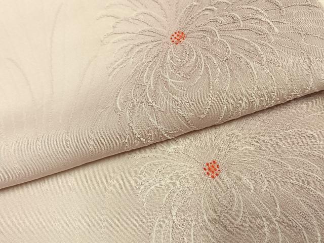 平和屋着物●上質な小紋 地紋起こし 舞花文 暈し染め 正絹 逸品 AABJ4575fy