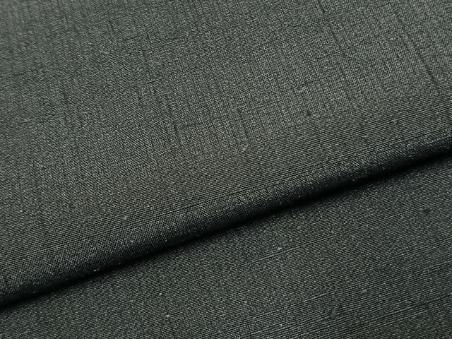 平和屋着物●男性 紬 アンサンブル 色無地 褐返色 正絹 逸品 AABJ4577fy