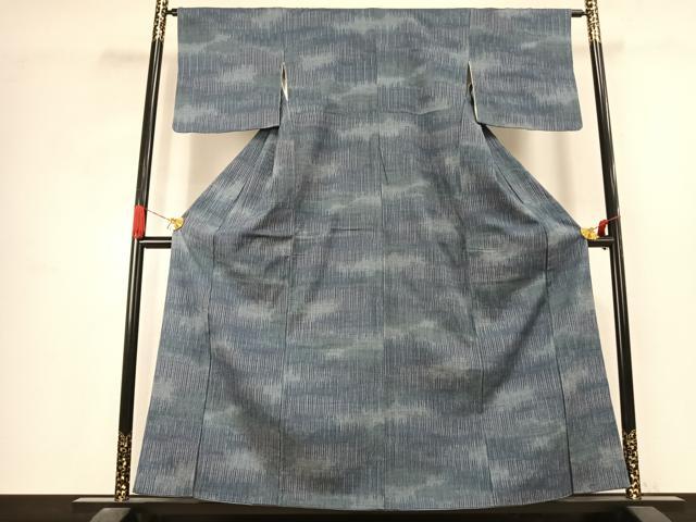 平和屋着物●上質な紬 霞文 正絹 逸品 AABJ4579fy