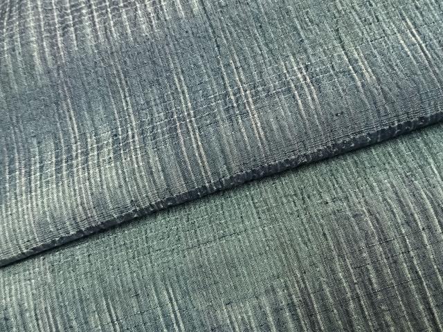 平和屋着物●上質な紬 霞文 正絹 逸品 AABJ4579fy