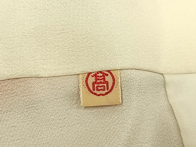 平和屋着物●訪問着 草花文 金彩 鬼しぼ縮緬 高島屋扱い 正絹 逸品 AABJ4580fy