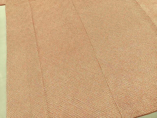 平和屋着物●大変加工の良い総絞り小紋 正絹 逸品 AABJ4627fy