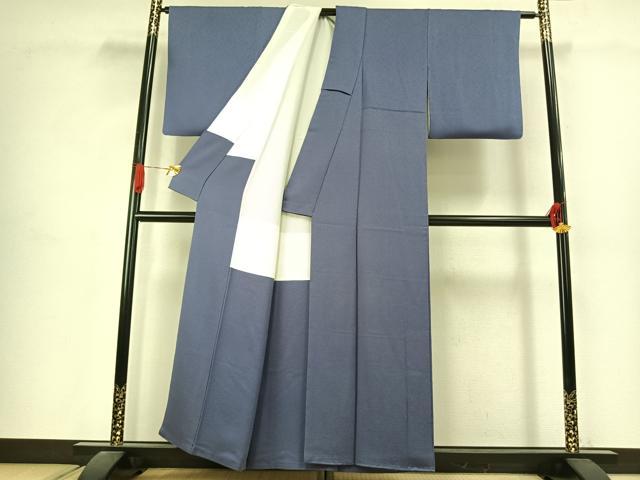 平和屋着物●上質な色無地 紅掛空色 正絹 逸品 AABJ4691fy