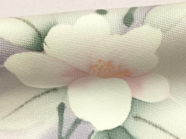 平和屋着物●二代目清次郎 手描き 小紋 草花文 暈し染め 正絹 逸品 AABJ4705fy