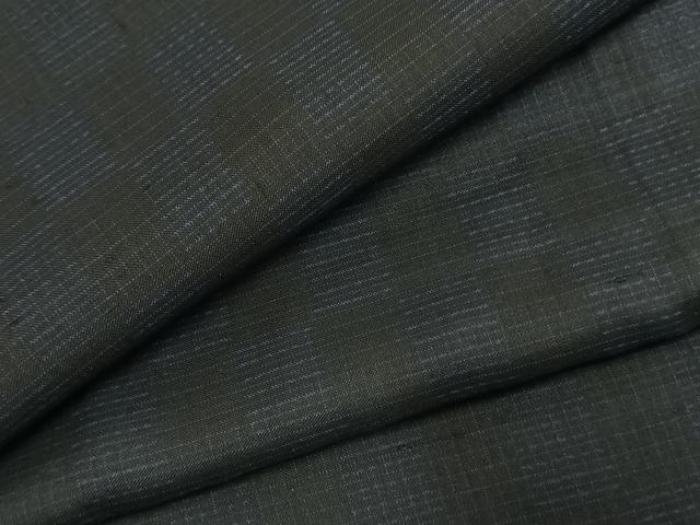 平和屋着物●上質な紬 市松文様 正絹 逸品 AABJ4708fy