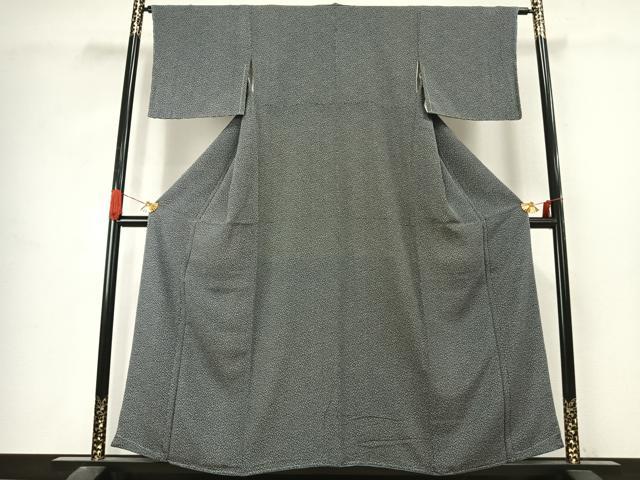 平和屋着物●上質な小紋 幾何学文様 正絹 逸品 未使用 AABJ4769fy
