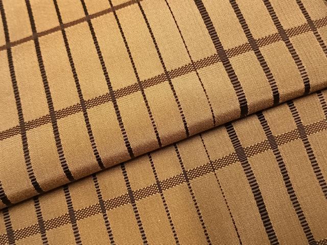 平和屋着物●上質な紬 吉野間道 鈴乃屋扱い 反端付き 正絹 逸品 未使用 AABJ4803fy