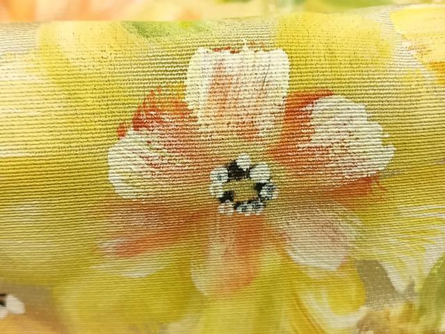 平和屋着物●訪問着 作家物 手描き 舞花文 暈し染め 正絹 逸品 AABJ4830fy