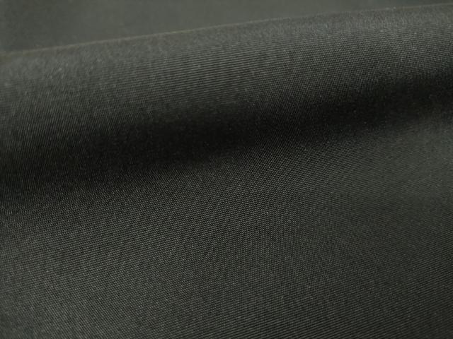 平和屋着物●男性 黒紋付 羽織セット 正絹 逸品 AABJ4977ck