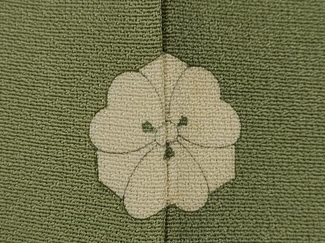 平和屋着物■訪問着 寿光織 作家物 草花文 暈し染め 金糸 正絹 逸品 AABJ5013st