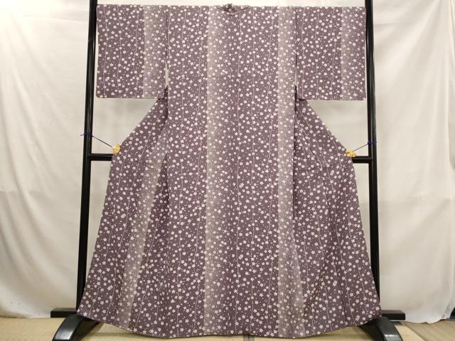 平和屋着物■上質な小紋 舞花文 健勝苑扱い 正絹 逸品 AABJ5025st