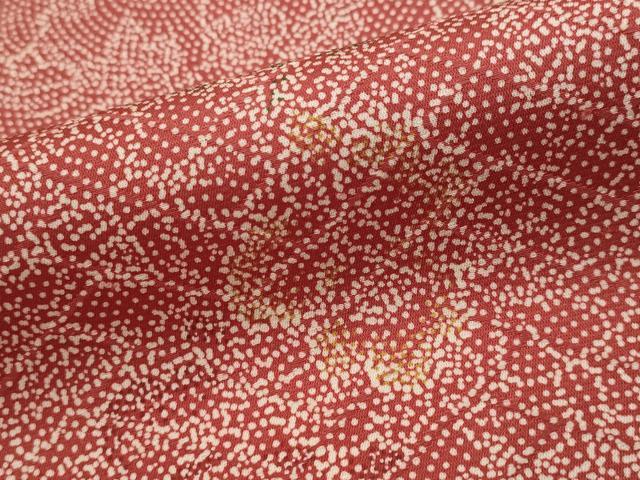 平和屋着物■江戸小紋 訪問着 草花文 暈し染め 正絹 逸品 AABJ5029st
