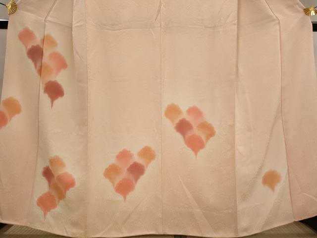 平和屋着物■訪問着 孔雀羽地紋 暈し染め 正絹 逸品 AABJ5032st