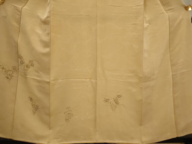 平和屋着物■訪問着 草花文 正絹 逸品 AABJ5044st