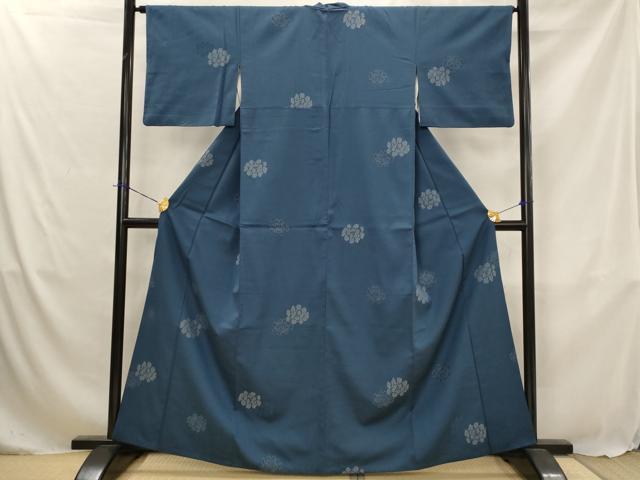 平和屋着物■上質な小紋 舞花文 正絹 逸品 AABJ5050st