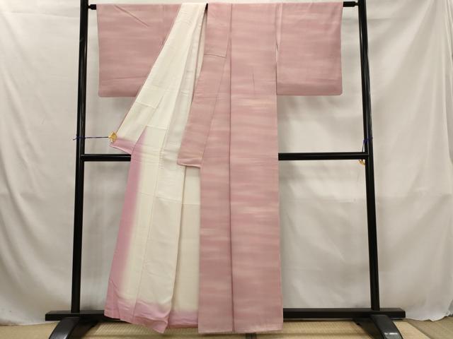 平和屋着物■上質な小紋 作家物 霞文 暈し染め 正絹 逸品 AABJ5052st