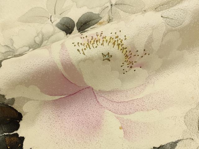 平和屋着物■訪問着 枝花文 暈し染め 金彩 正絹 逸品 AABJ5072st