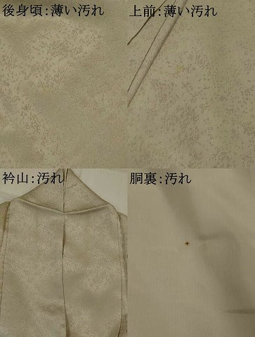 平和屋着物■訪問着 駒刺繍 雲取り花文 金彩 正絹 逸品 AABJ5080st