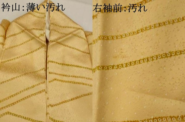 平和屋着物■上質な小紋 幾何学文様 正絹 逸品 AABJ5081st