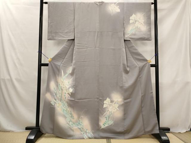 平和屋着物■訪問着 流水花文 暈し染め 西武百貨店扱い 正絹 逸品 AABJ5083st