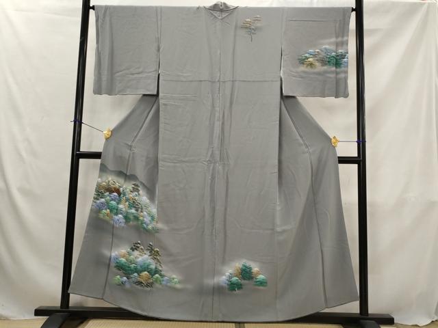 平和屋着物■訪問着 樹林文 金彩 正絹 逸品 AABJ5115st