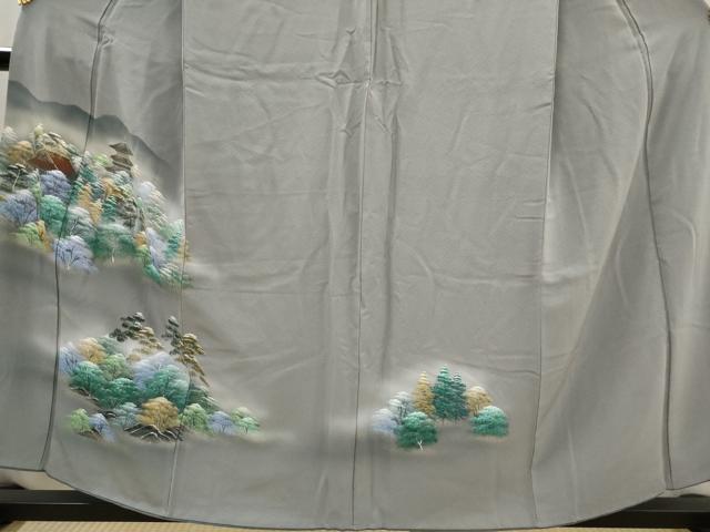 平和屋着物■訪問着 樹林文 金彩 正絹 逸品 AABJ5115st