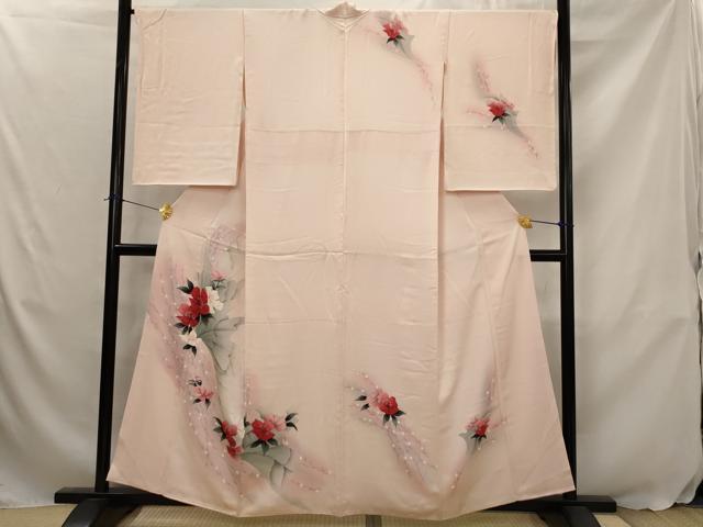 平和屋着物■訪問着 草花文 暈し染め 正絹 逸品 AABJ5138st